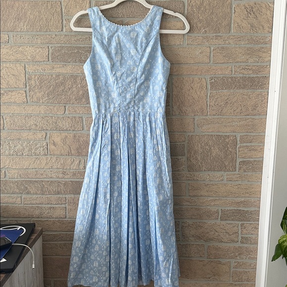 Wenger Austrian Style Size 34 XS Dirndl Cotton‎ Sleeveless Dress - Picture 7 of 9